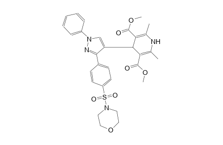 3,5-pyridinedicarboxylic acid, 1,4-dihydro-2,6-dimethyl-4-[3-[4-(4-morpholinylsulfonyl)phenyl]-1-phenyl-1H-pyrazol-4-yl]-, dimethyl ester