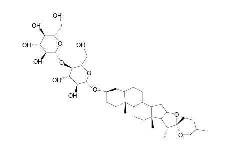 TIGOGENIN 3-O-B-D-GLUCOPYRANOSYL-(1->4)-B-D-GLUCOPYRANOSIDE