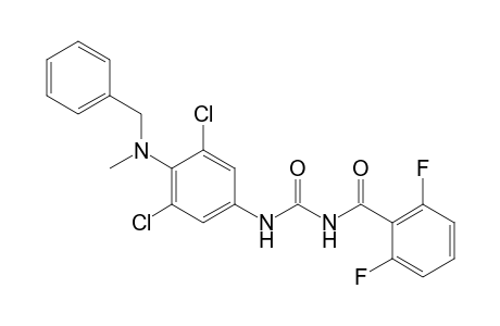 Benzamide, N-[[[3,5-dichloro-4-[methyl(phenylmethyl)amino]phenyl]amino]carbonyl]-2,6-difluoro-