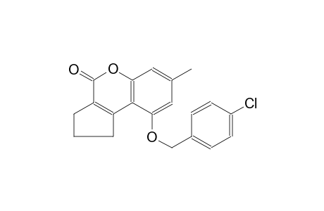 9-[(4-chlorobenzyl)oxy]-7-methyl-2,3-dihydrocyclopenta[c]chromen-4(1H)-one