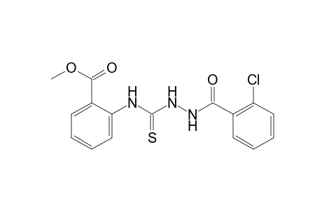 o-[3-(o-chlorobenzamido)-2-thioureido]benzoic acid, methyl ester