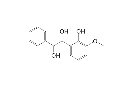 1-(2-Hydroxy-3-methoxyphenyl)-2-phenylethane-1,2-diol