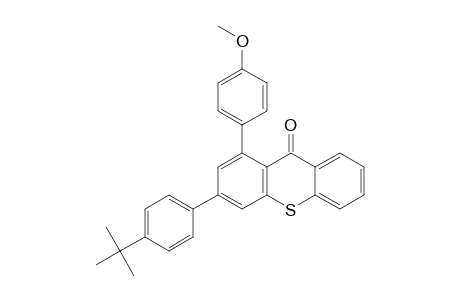 3-(4-(tert-butyl)phenyl)-1-(4-methoxyphenyl)-9H-thioxanthen-9-one