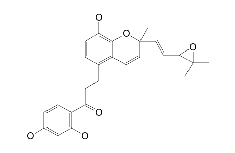 1-(2,4-DIHYDROXYPHENYL)-3-[8-HYDROXY-2-METHYL-2-(3,4-EPOXY-4-METHYL-1-PENTENYL)-2H-1-BENZOPYRAN-5-YL]-1-PROPANONE