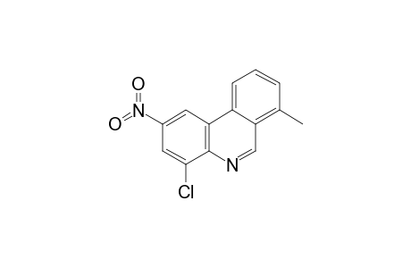 4-CHLORO-7-METHYL-2-NITRO-PHENANTHRIDINE