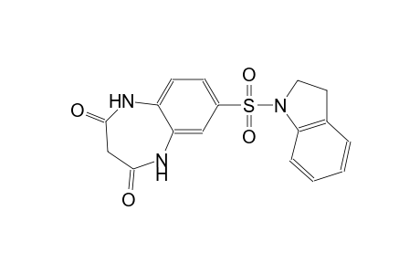 1H-1,5-benzodiazepine-2,4(3H,5H)-dione, 7-[(2,3-dihydro-1H-indol-1-yl)sulfonyl]-