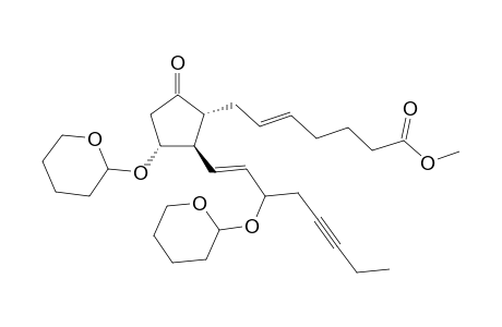 17,18-Didehydro-11,15-O-bis(tetrahydropyran-2-yl)-PGE3 methyl ester