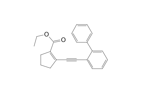Ethyl 2-{2-[2-phenylphenyl]-ethynyl}cyclopent-1-ene-1-carboxylate