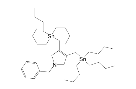 1-Benzyl-3,4-bis(tributyltinmethyl)-1,5-dihydro-2H-pyrrole