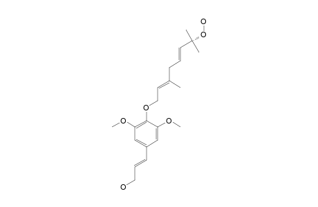 (E,E)-4-(7-HYDROPEROXY-3,7-DIMETHYLOCTA-2,5-DIENYLOXY)-SYRINGENIN