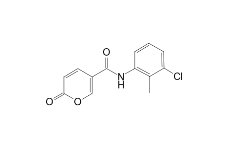 N-(3-Chloro-2-methylphenyl)-2-oxo-2H-pyran-5-carboxamide
