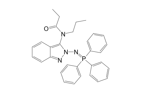 2-[(TRIPHENYLPHOSPHORANYLIDENE)-AMINO]-3-(N-PROPYL-N-PROPIONYLAMINO)-2H-INDAZOLE