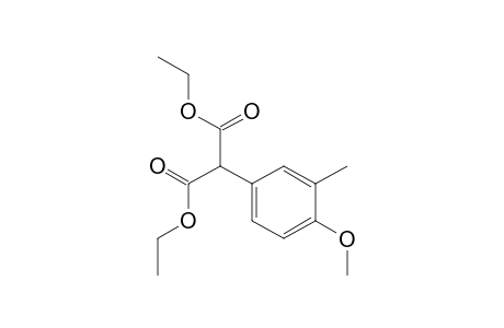 Propanedioic acid, (4-methoxy-3-methylphenyl)-, diethyl ester