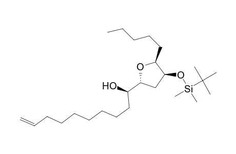 (1R)-1-[(2R,4S,5S)-4-[tert-butyl(dimethyl)silyl]oxy-5-pentyl-2-oxolanyl]-9-decen-1-ol