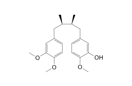 5-[(2S,3R)-4-(3,4-dimethoxyphenyl)-2,3-dimethyl-butyl]-2-methoxy-phenol