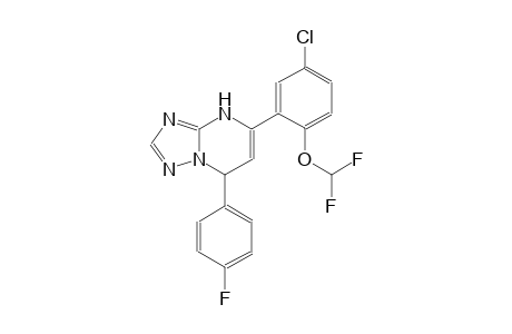 5-[5-chloro-2-(difluoromethoxy)phenyl]-7-(4-fluorophenyl)-4,7-dihydro[1,2,4]triazolo[1,5-a]pyrimidine