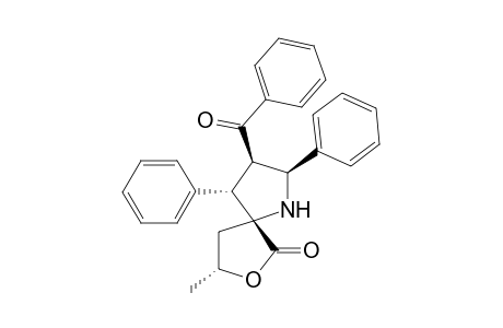 (2S,3R,4S,5R,8R)-3-Benzoyl-8-methyl-2,4-diphenyl-7-oxa-1-azaspiro[4.4]nonan-6-one