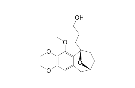 1,2,3-Trimethoxy-6,9-epoxy-9-(3-Hydroxypropyl)-5,6,7,8-tetrahydrobenzo[a]cycloheptene