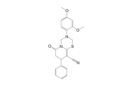 2H,6H-pyrido[2,1-b][1,3,5]thiadiazine-9-carbonitrile, 3-(2,4-dimethoxyphenyl)-3,4,7,8-tetrahydro-6-oxo-8-phenyl-