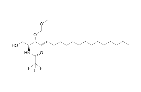 3-(Methoxymethoxy)-2-[N-(trifluoroacetamido)]octadec-4(E)-en-1-ol isomer [4E-D-erytho-C18-sphingosine dec.]
