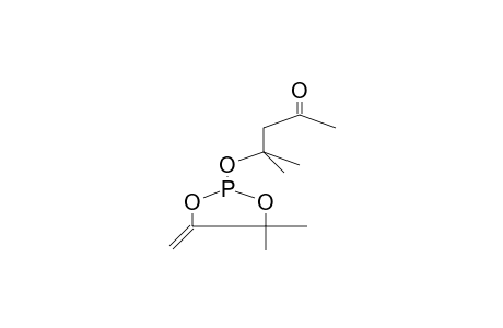 2-(2-ACETONYLPROP-2-YLOXY)-4,4-DIMETHYL-5-METHYLENE-1,3,2-DIOXAPHOSPHOLANE