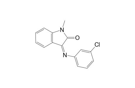 2H-Indol-2-one, 3-[(3-chlorophenyl)imino]-1,3-dihydro-1-methyl-