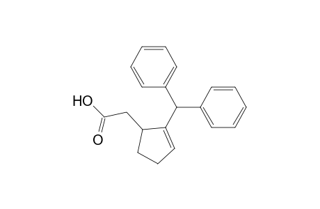 (2-Benzhydryl-2-cyclopentenyl)acetic acid