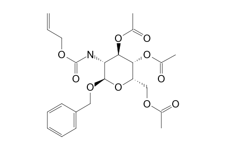BENZYL-3,4,6-TRI-O-ACETYL-2-ALLYLOXYCARBONYLAMINO-2-DESOXY-BETA-D-GLUCOPYRANOSIDE