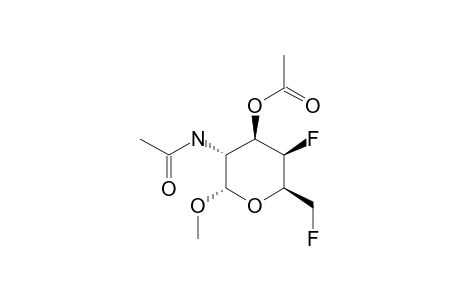 METHYL-2-ACETAMIDO-3-O-ACETYL-4,6-DIFLUORO-2,4,6-TRIDEOXY-ALPHA-D-GALACTOPYRANOSIDE