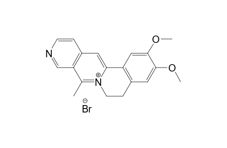 5,6-Dihydro-2,3-dimethoxy-8-methylisoquino[2,1-b][2,7]naphthyridinium bromide