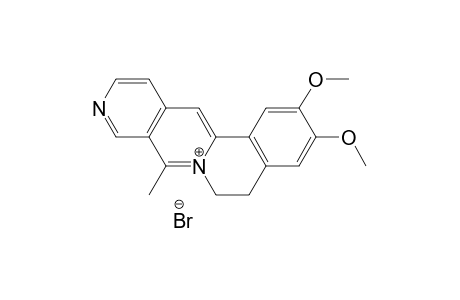 5,6-Dihydro-2,3-dimethoxy-8-methylisoquino[2,1-b][2,7]naphthyridinium bromide