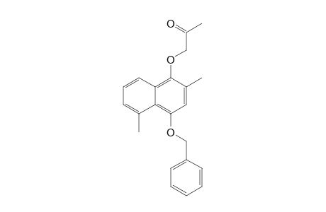 1-(2,5-dimethyl-4-phenylmethoxy-naphthalen-1-yl)oxypropan-2-one