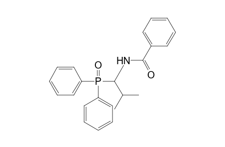 N-[1-(diphenylphosphinyl)-2-methylpropyl]benzamide