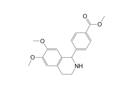 benzoic acid, 4-(1,2,3,4-tetrahydro-6,7-dimethoxy-1-isoquinolinyl)-,methyl ester