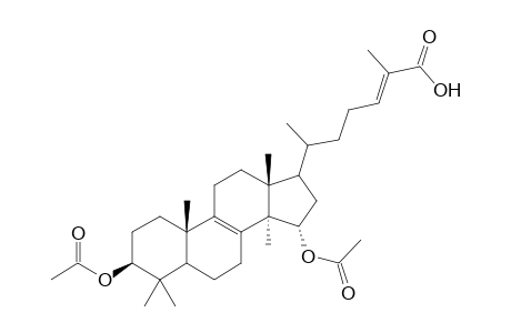 3.beta.,15.alpha.-Diacetoxylanosta-8,24-dien-26-oic Acid