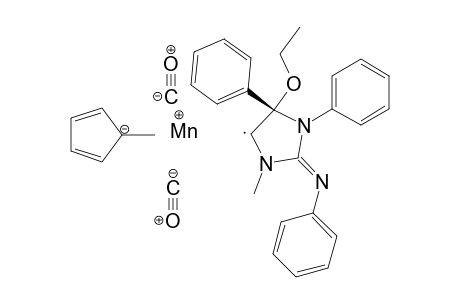 (5S)-Dicarbonyl[5-ethoxy-3-methyl-1,5-diphenyl-2-(phenylamino)-4-imidazolidinylidene](methylcyclopentadienyl)manganese