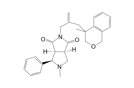 5-Methyl-2-[2-(4-methylisochroman-4-ylmethyl)allyl]-4-phenyl-1,3,3a.alpha.,4.alpha.,6.alpha.,.beta.,6a.alpha.-hexahydropyrrolo[3,4-c]pyrrole-1,3-dione