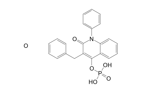 3-Benzyl-1,2-dihydro-2-oxo-1-phenylquinolin-4-yl dihydrogenphosphate hydrate