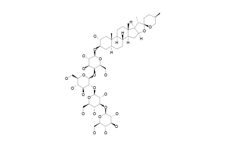 GITOGENIN-3-O-BETA-D-GLUCOPYRANOSYL-(1->3)-BETA-D-GLUCOPYRANOSYL-(1->2)-BETA-D-GLUCOPYRANOSYL-(1->4)-BETA-D-GALACTOPYRANOSIDE