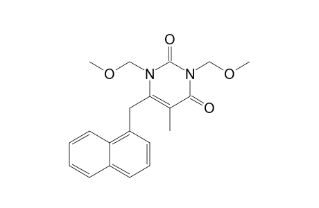 1,3-bis(methoxymethyl)-5-methyl-6-(1-naphthalenylmethyl)pyrimidine-2,4-dione