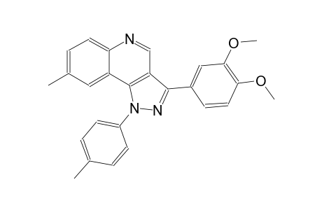 3-(3,4-dimethoxyphenyl)-8-methyl-1-(4-methylphenyl)-1H-pyrazolo[4,3-c]quinoline