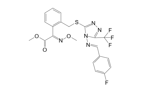 4-(4-Fluorobenzimido)-3-S-[2-(methoxyimino)(methoxycarbonyl)methyl]benzylmercapto-5-(trifluoromethyl)-1,2,4-triazole