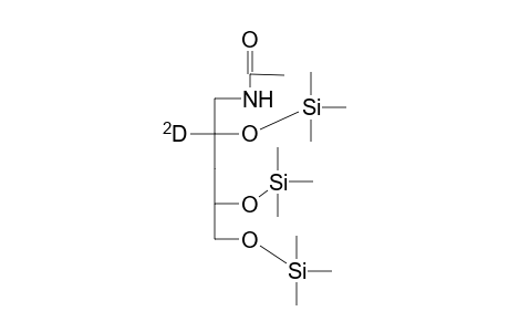 Pentitol-2-D1, 1-acetamido-1,3-didesoxy-tris-O-(trimethylsilyl)-