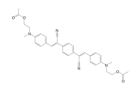 1,4-Benzenediacetonitrile, .alpha.,.alpha.'-bis[[4-[[2-(acetyloxy)ethyl]methylamino]phenyl]methylene]-