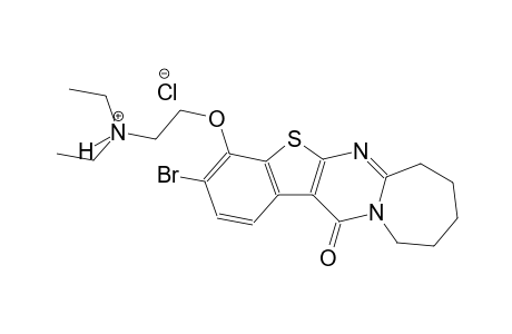 2-[(3-bromo-13-oxo-7,8,9,10,11,13-hexahydro[1]benzothieno[2',3':4,5]pyrimido[1,2-a]azepin-4-yl)oxy]-N,N-diethylethanaminium chloride