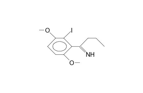 3,6-Dimethoxy-2-iodo.alpha.-propyl-benzylimine