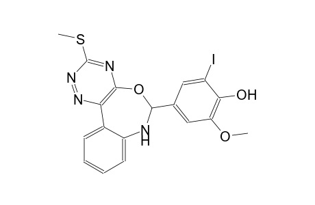 2-iodo-6-methoxy-4-[3-(methylsulfanyl)-6,7-dihydro[1,2,4]triazino[5,6-d][3,1]benzoxazepin-6-yl]phenol