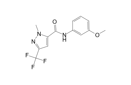 1H-Pyrazole-5-carboxamide, N-(3-methoxyphenyl)-1-methyl-3-(trifluoromethyl)-