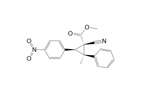 Cyclopropanecarboxylic acid, 1-cyano-2-methyl-3-(4-nitrophenyl)-2-phenyl-, methyl ester, (1.alpha.,2.beta.,3.beta.)-