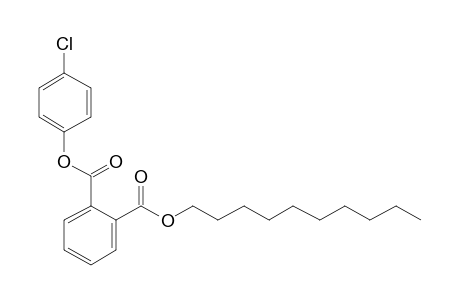 Phthalic acid, 4-chlorophenyl decyl ester